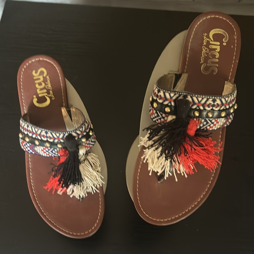 Circus by Sam Edelman Colorful Tassel Sandals - Picture 8 of 12